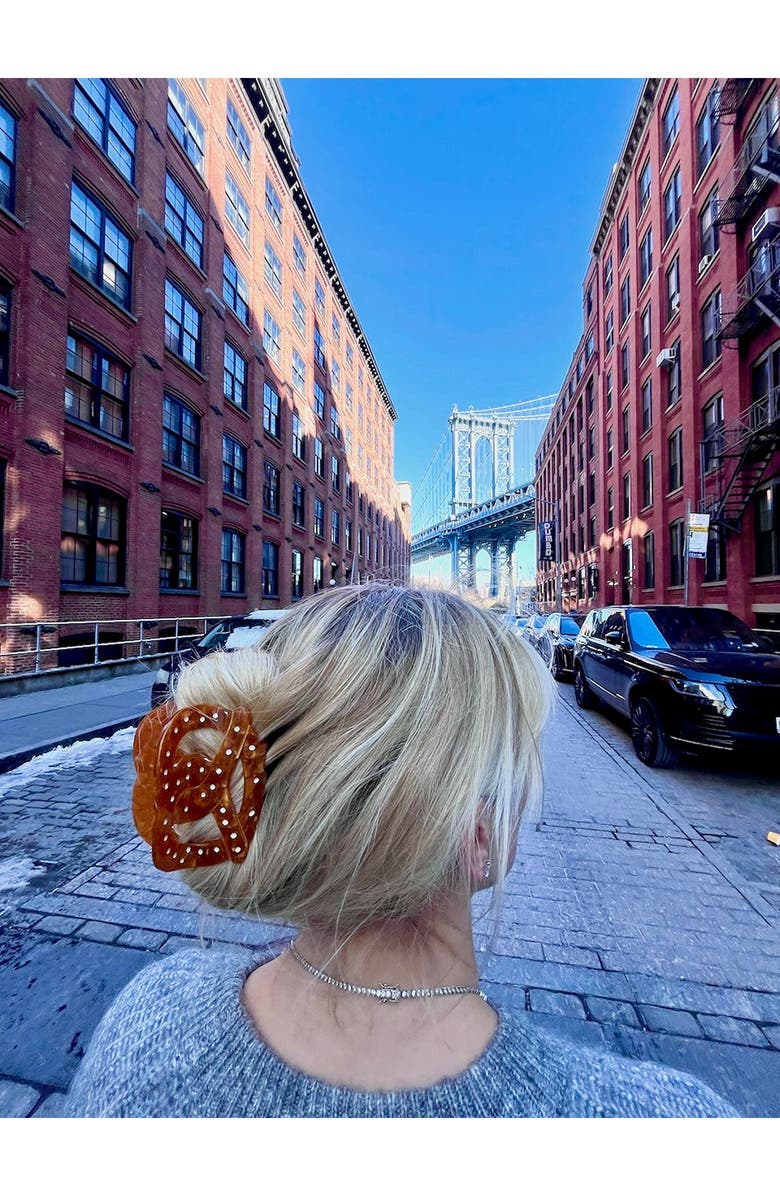 Solar Eclipse Pretzel Claw Clip, Alternate, color,