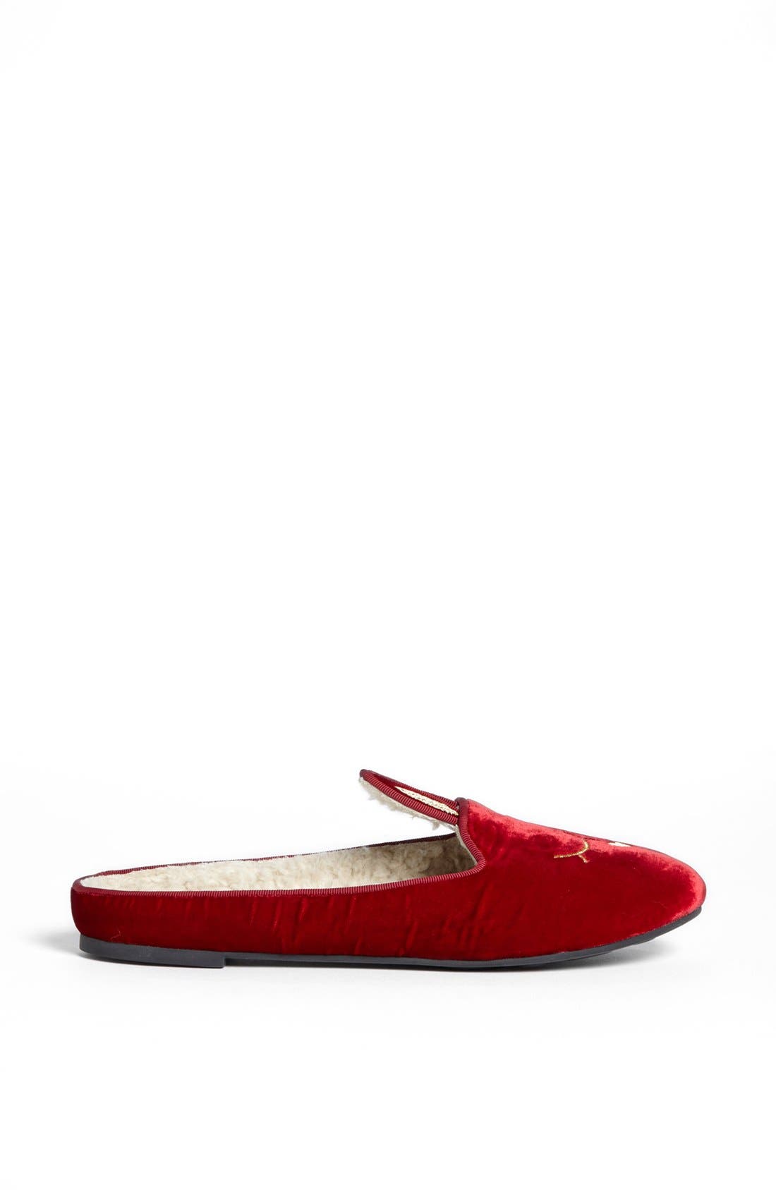 MARC BY MARC JACOBS 'Sleeping Bunny' Slipper, Alternate, color, RED