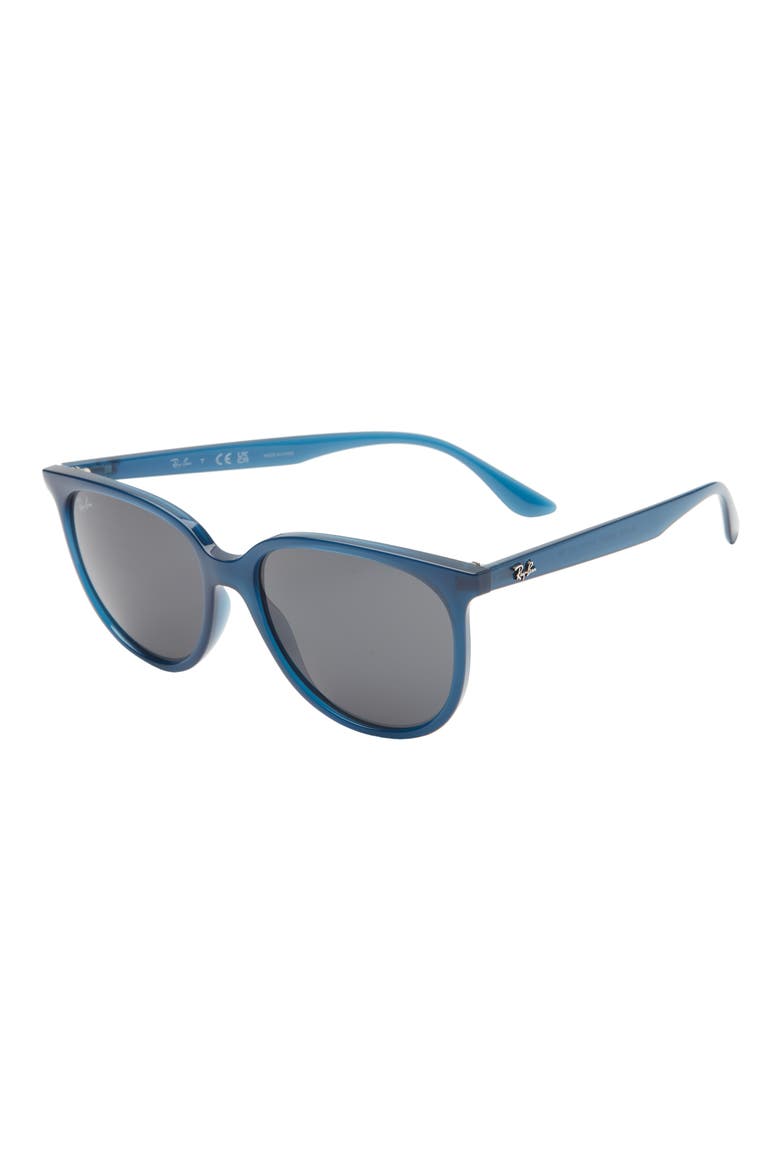 54mm Square Sunglasses, Alternate, color, BLUE/ GREY