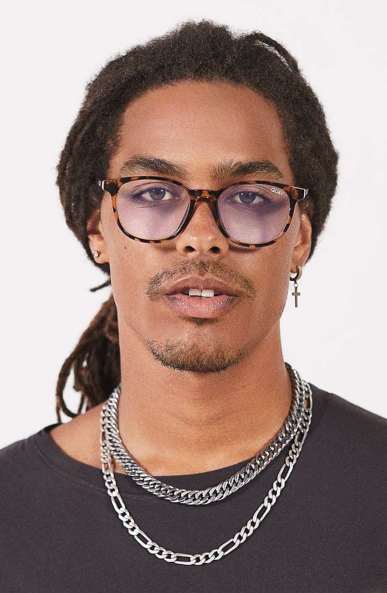 QUAY Australia Blueprint 48mm Blue Light Filtering Glasses, Alternate, color,