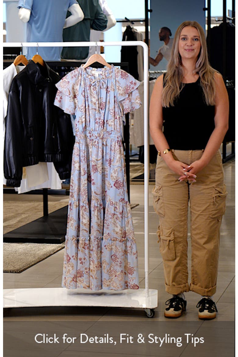 Tie Neck Maxi Dress video
