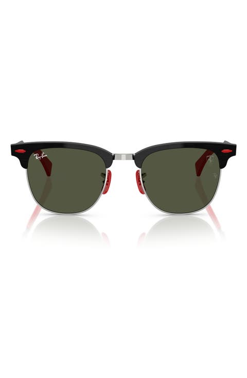x Scuderia Ferrari Clubmaster 51mm Square Sunglasses