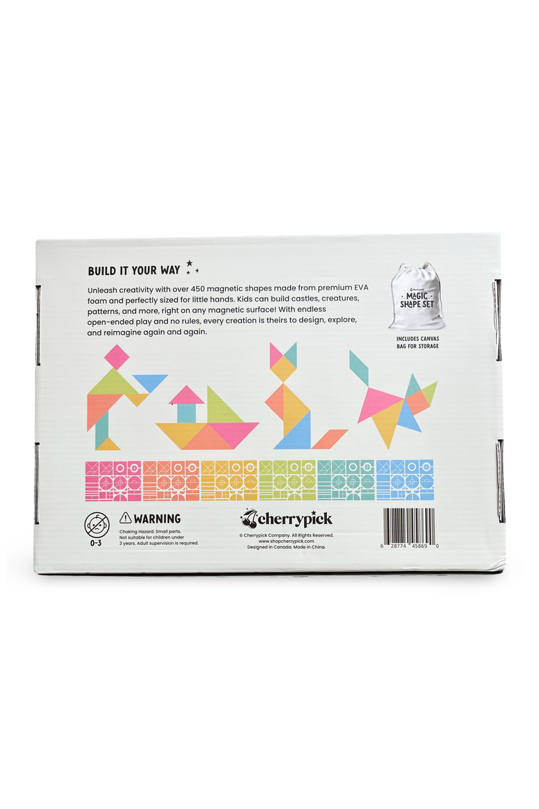 Soft Foam Magnetic Magic Shape Set, Alternate, color, Multicolor