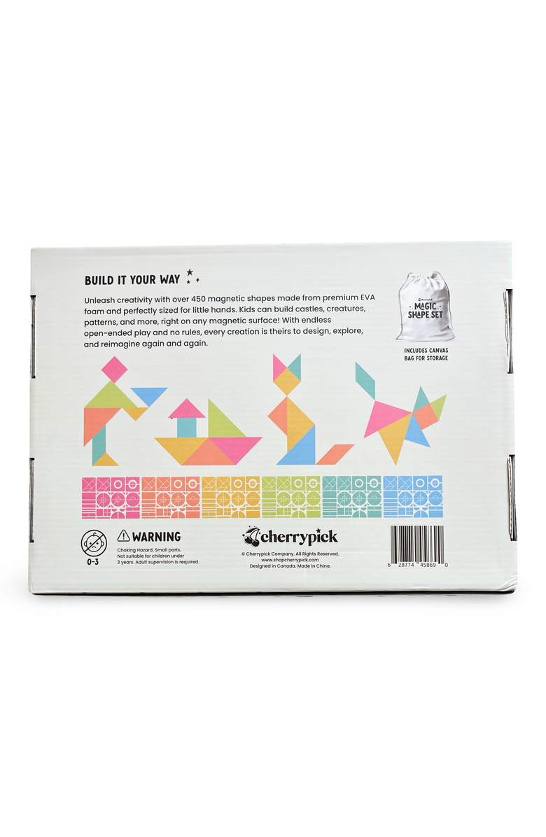 Cherrypick Soft Foam Magnetic Magic Shape Set, Alternate, color, Multicolor