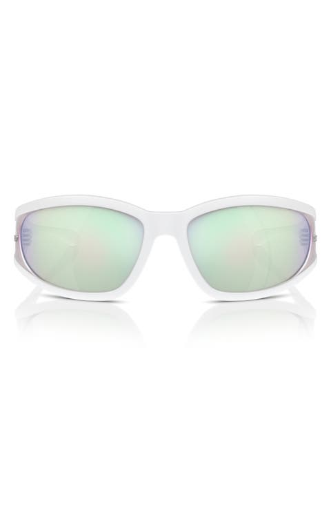 65mm Oversize Pillow Sunglasses