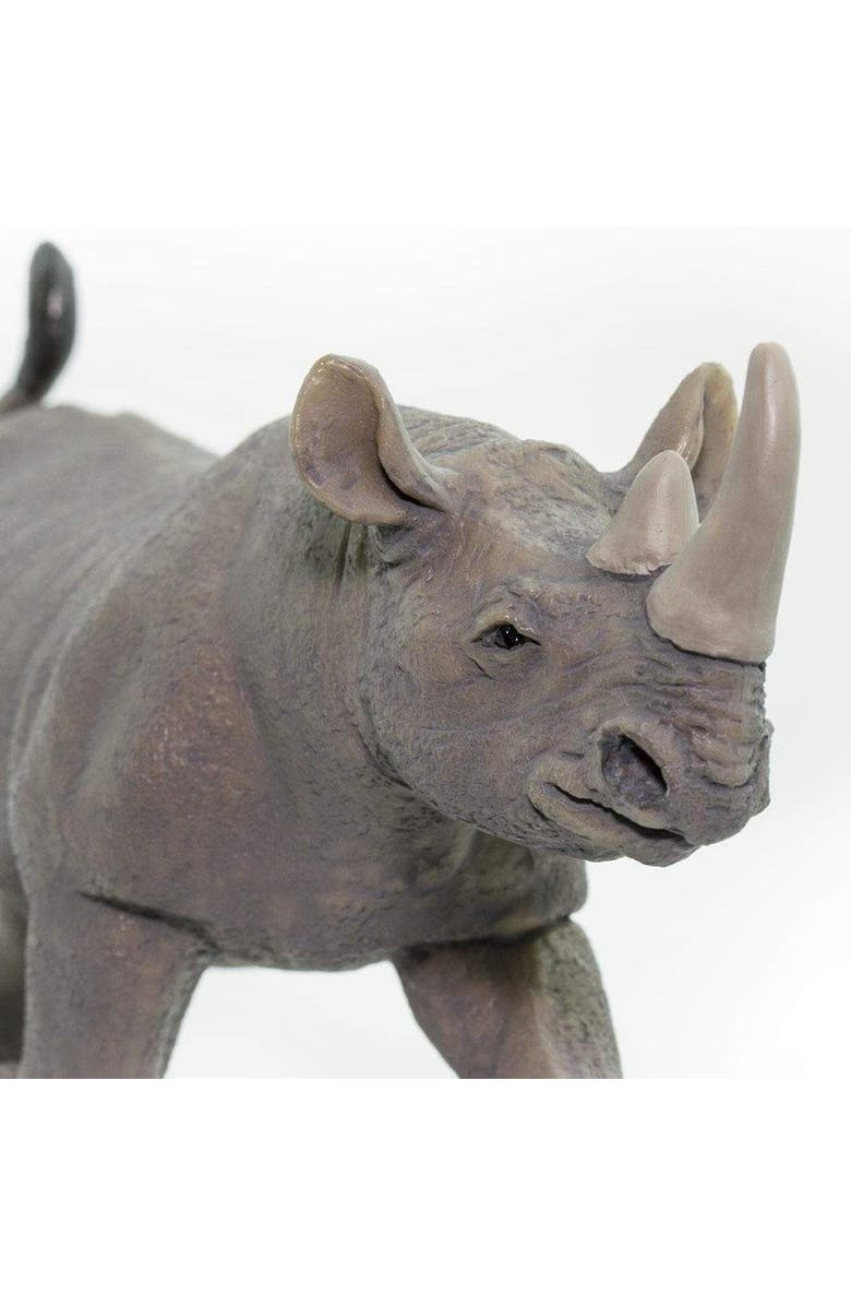 Safari Ltd. Black Rhino Kids Toy Figure, Alternate, color, NO COLOR