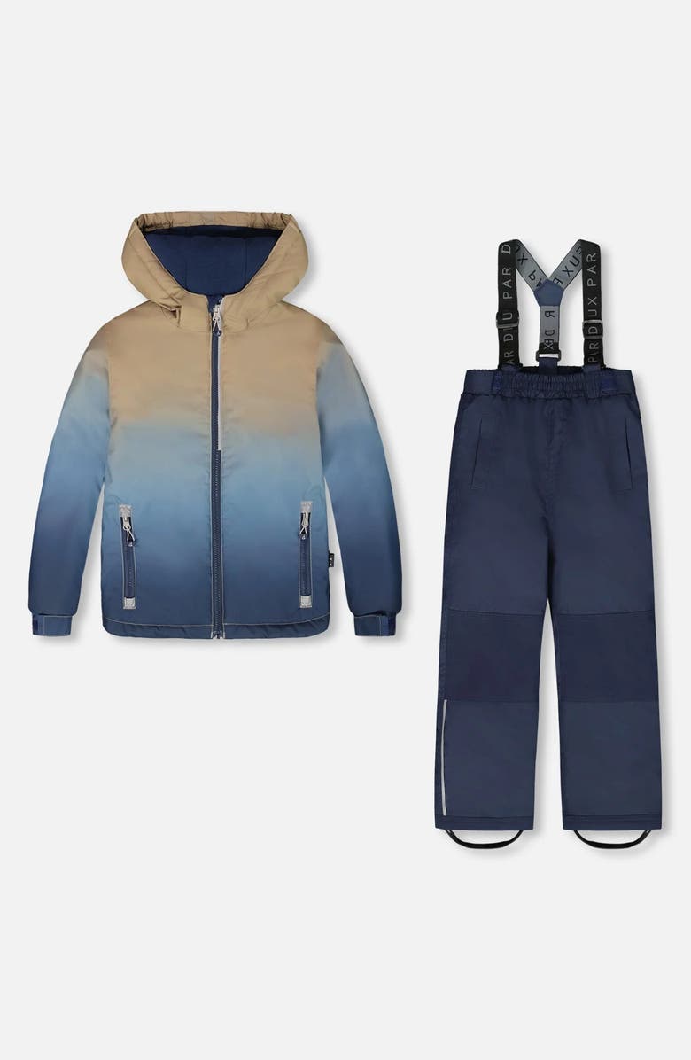 Deux par Deux Boy Two-Piece Chill Outerwear Set with Light Insulation, Main, color,