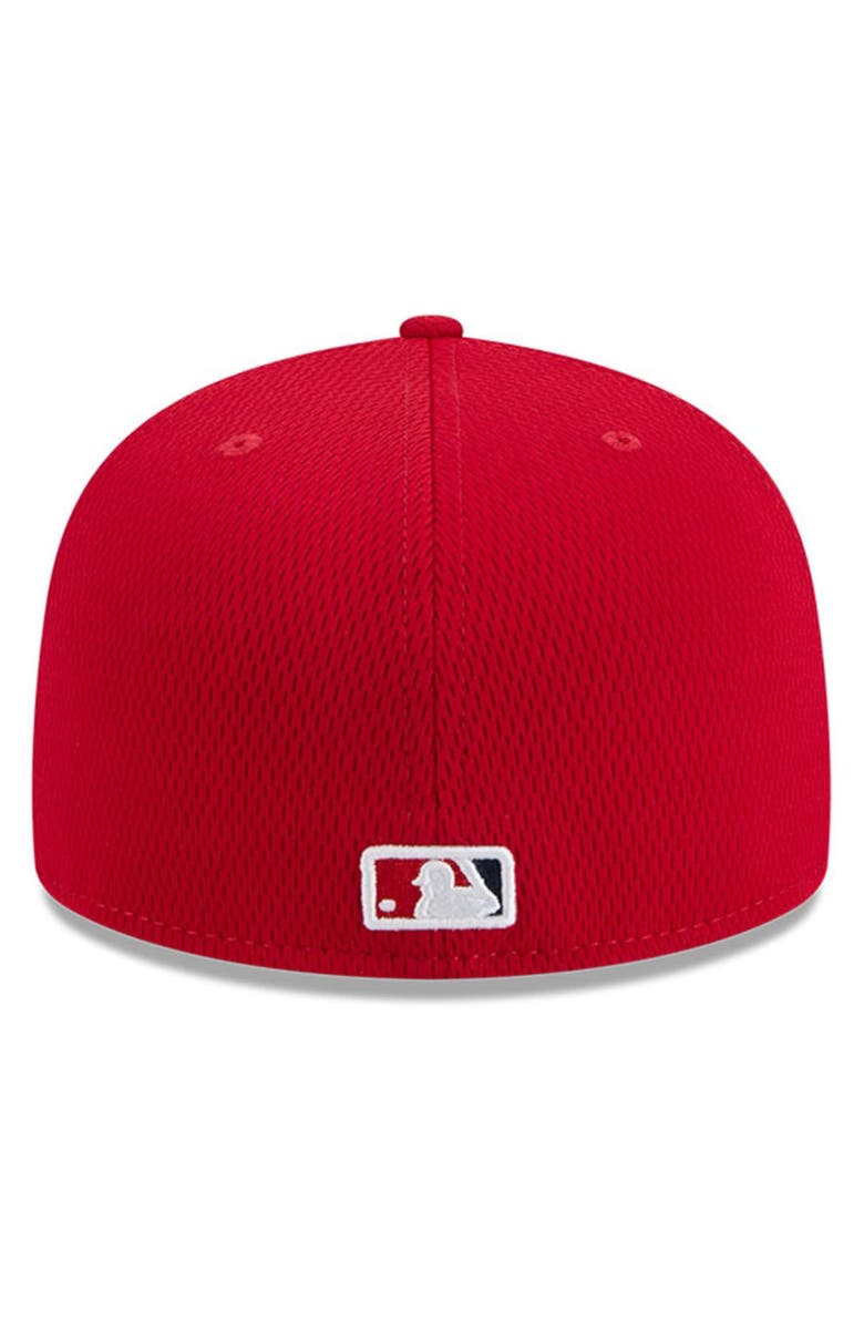 New Era Men's New Era Red Washington Nationals 2025 MLB Clubhouse 59FIFTY Fitted Hat, Alternate, color, Red