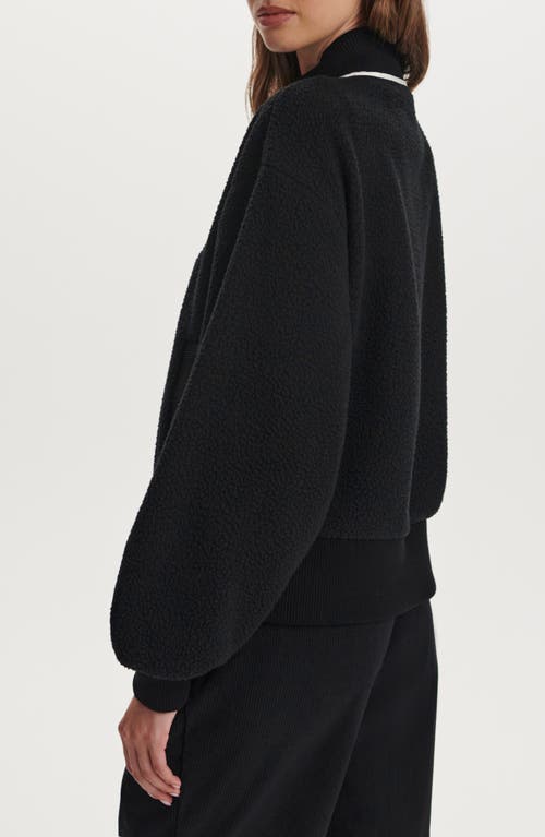 Varley Hansley Fleece Jacket In Black