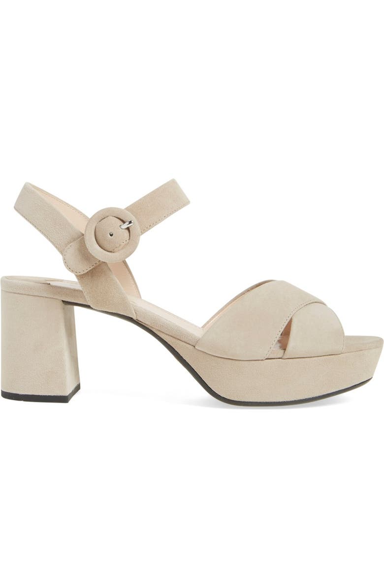 Prada Platform Sandal, Alternate, color,