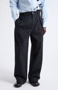 JW Anderson Single Pleat Cotton Trousers