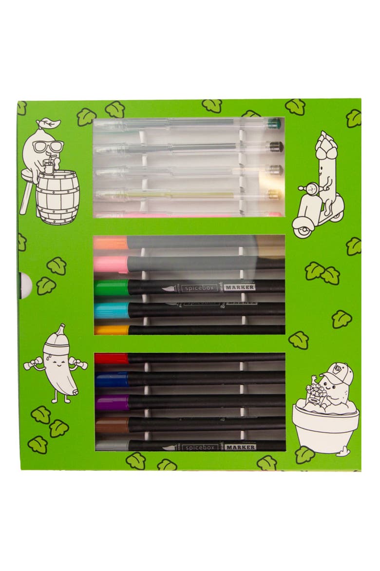 24 Page Coloring Pad, Alternate, color, Multicolored