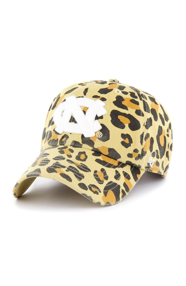 '47 Women's '47 Gold North Carolina Tar Heels Bagheera Clean Up Adjustable Hat, Main, color,