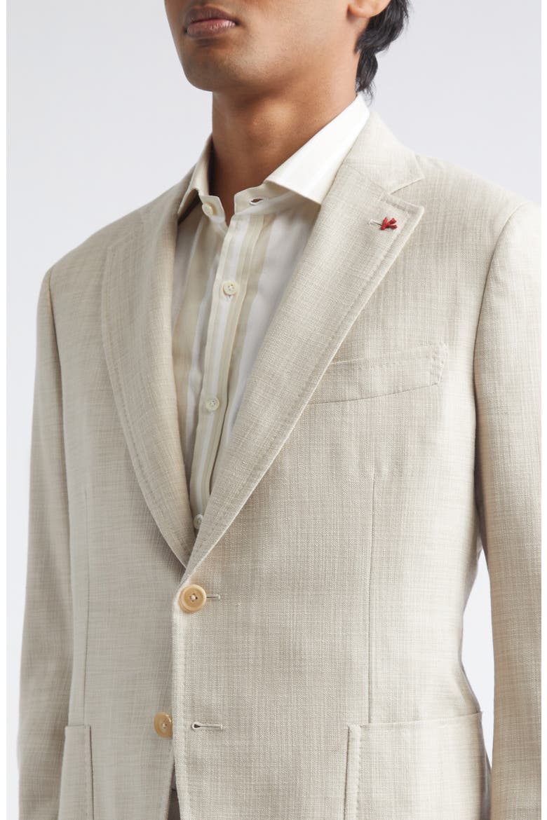 Flamed Cotton & Silk Sport Coat, Alternate, color, OPEN WHITE 300
