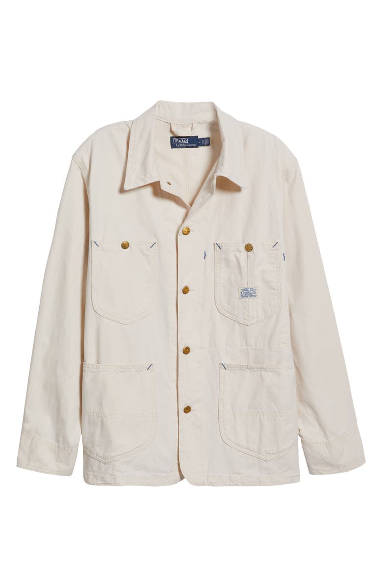 Polo Ralph Lauren Cotton Drill Twill Shirt Jacket, Main, color, 