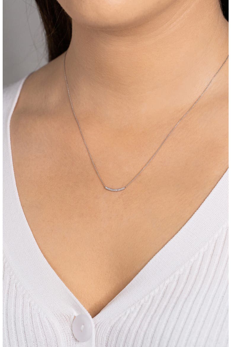 Ava Bea Diamond Bar Necklace, Alternate, color, WHITE GOLD/ DIAMOND