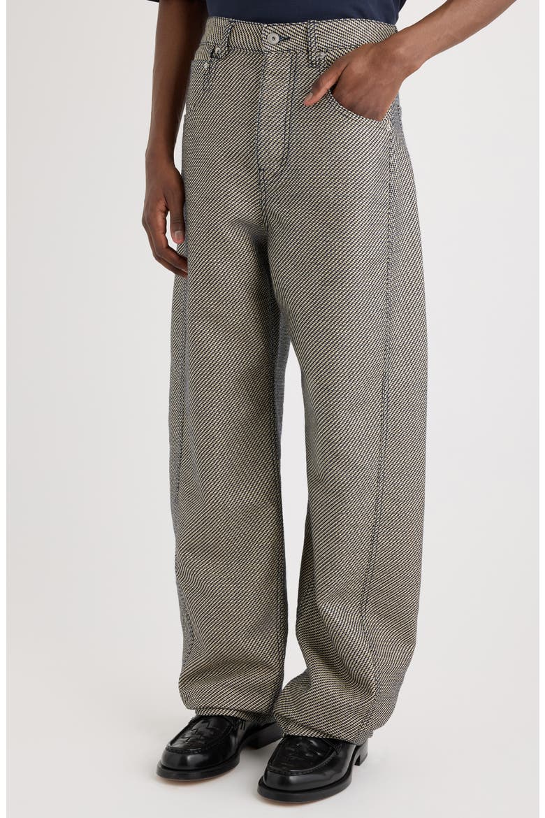 Le de-Nîmes Miranda Curved Jeans, Alternate, color, NAVY
