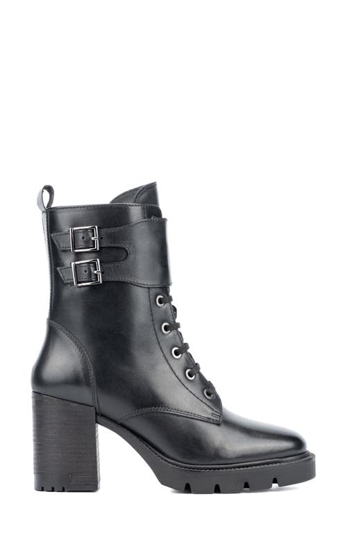 Vintage Foundry Elizabeth Lug Heel Boot In Black