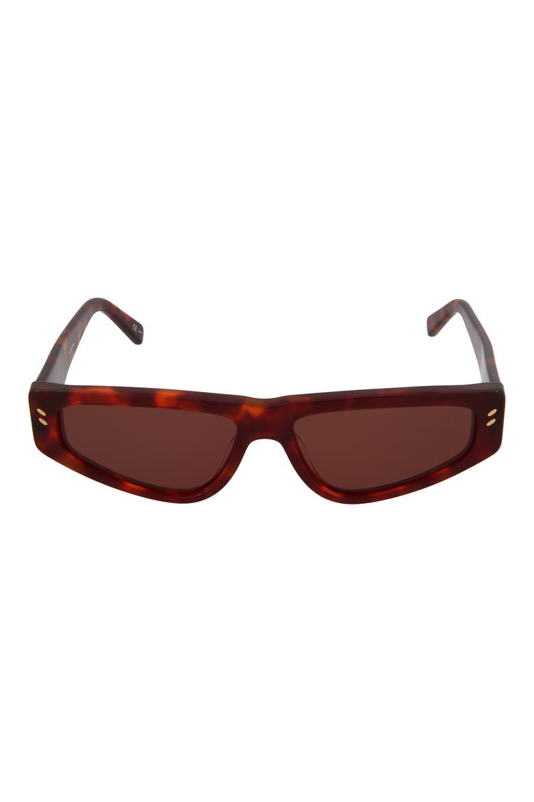 56mm Rectangle Sunglasses, Main, color, HAVANA HAVANA BROWN/ BRW
