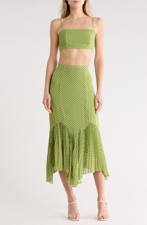 Polka Dot Two-Piece Dress