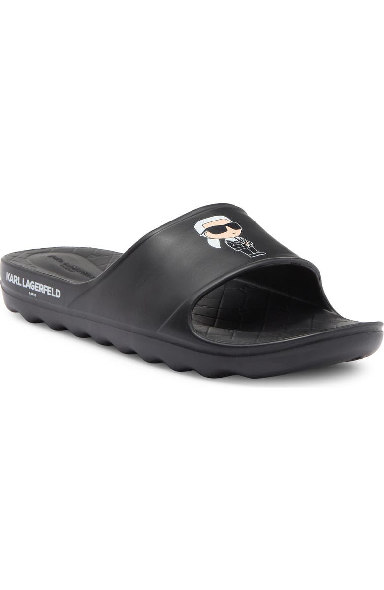 KARL LAGERFELD PARIS Karl Body Pool Slide Sandal, Main, color,