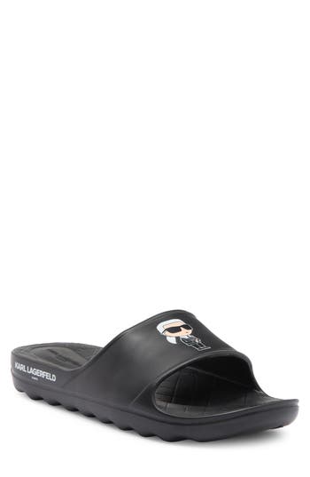 Karl Lagerfeld Paris Karl Body Pool Slide Sandal