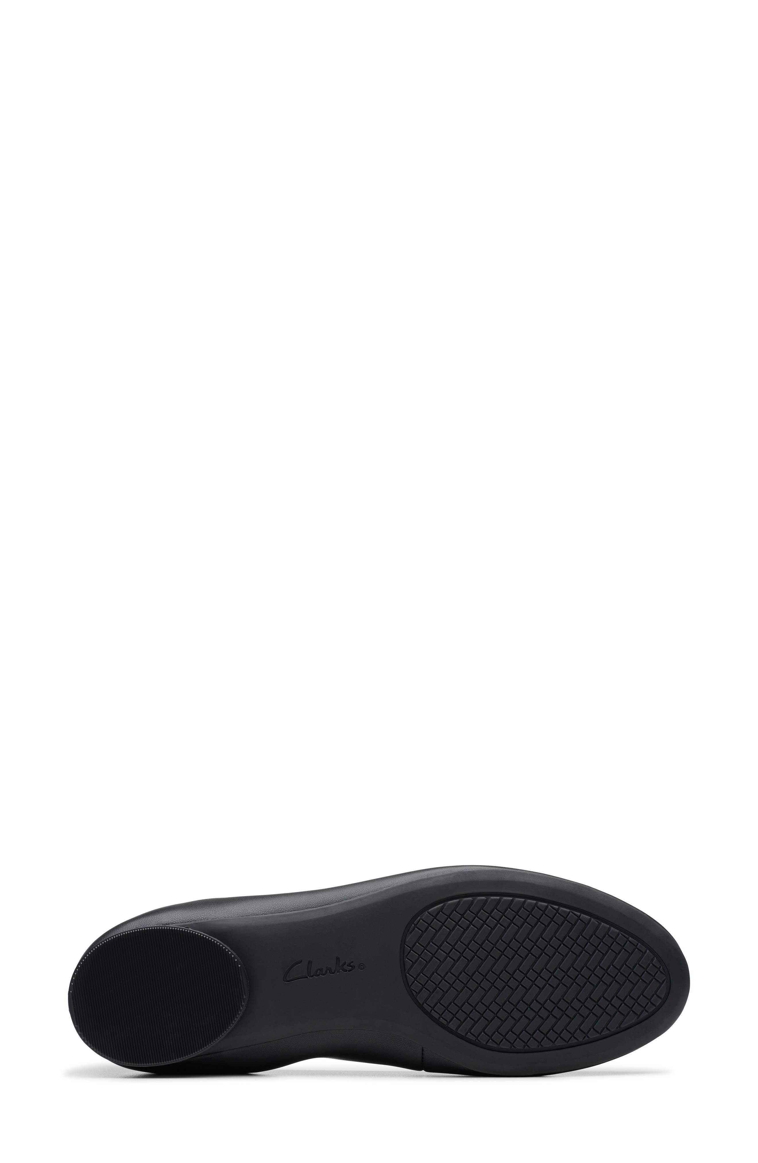 Clarks<sup>®</sup> Loreleigh Ave Flat, Alternate, color, Black Leather