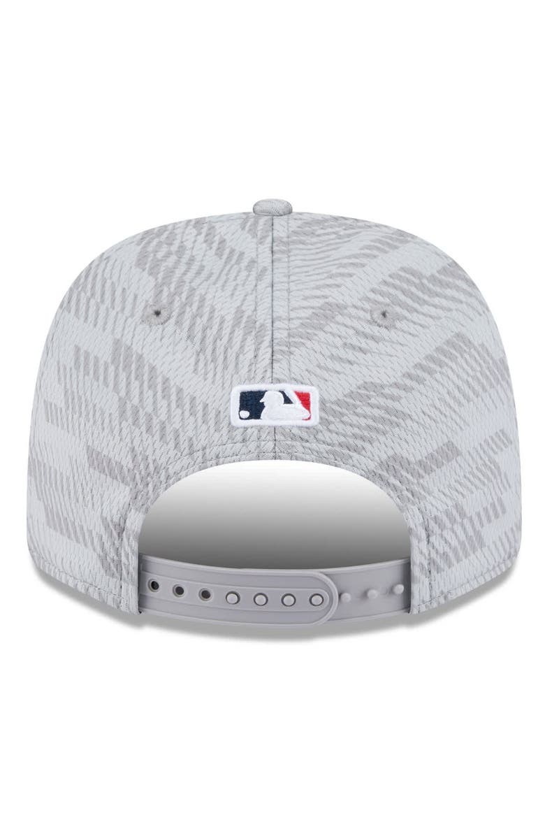 New Era Men's New Era Gray Boston Red Sox 2025 MLB Clubhouse 9SEVENTY Stretch-Snap Hat, Alternate, color, 