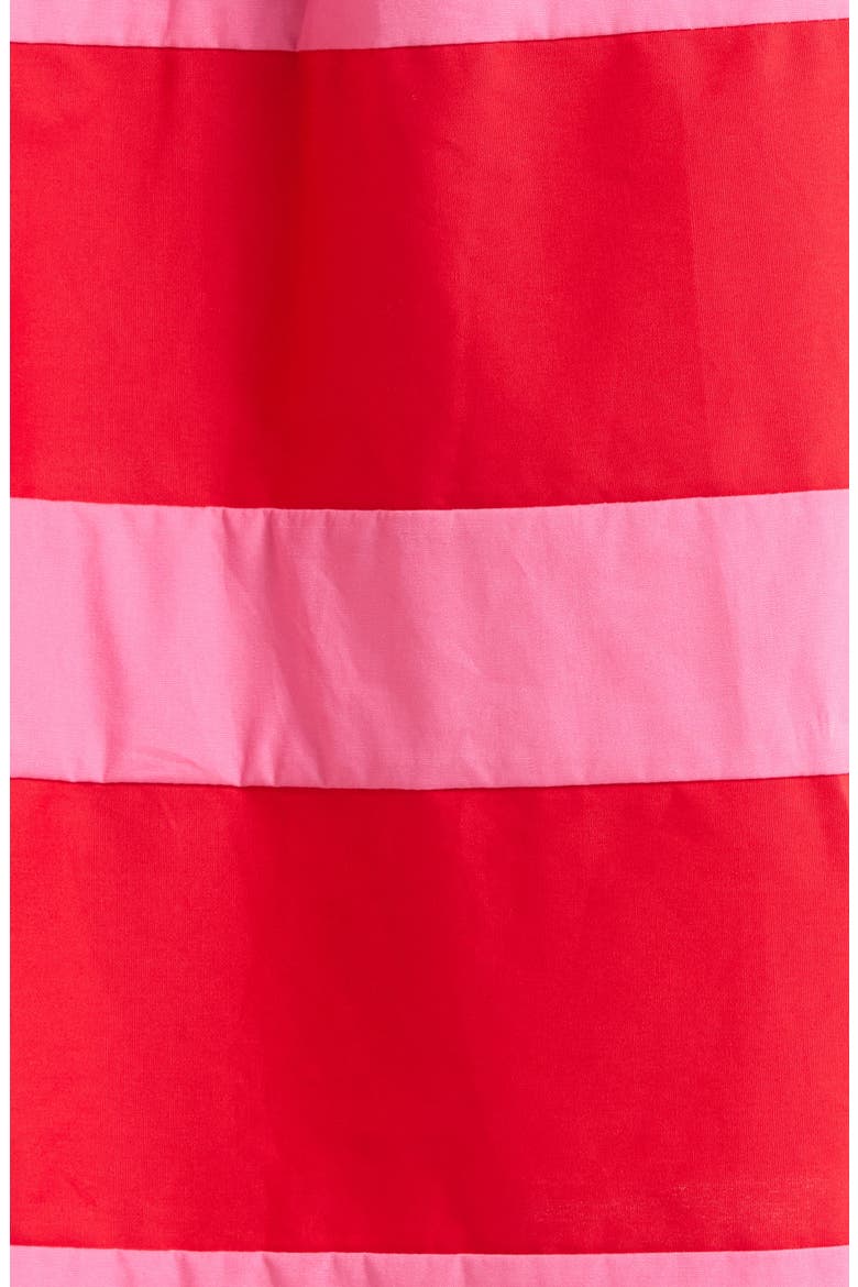 Lidia Colorblock Cotton Minidress, Alternate, color, PINK-RED