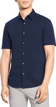 Theory Irving Short Sleeve Button-Up Shirt