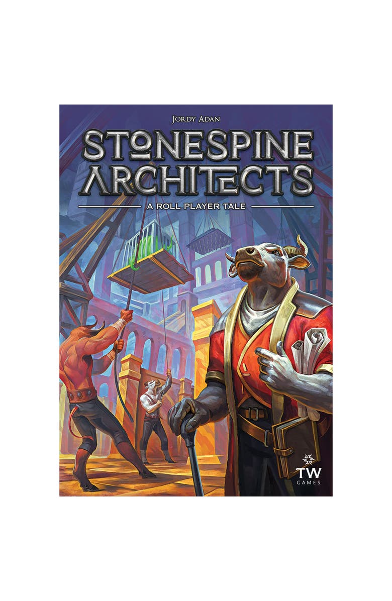 Thunderworks Games Stonespine Architects Carddrafting Board Game Of Fantasy Dungeon Building, Alternate, color,