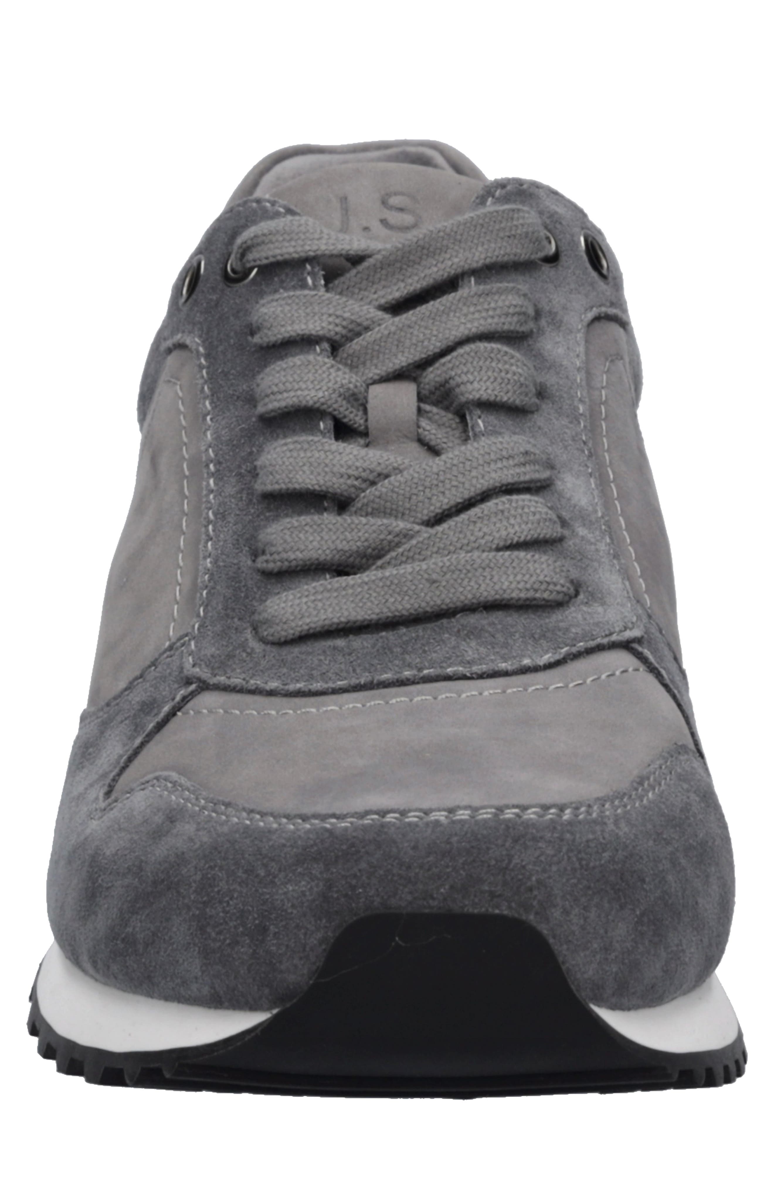 Axel 01 Leather Sneaker, Alternate, color, GRAY