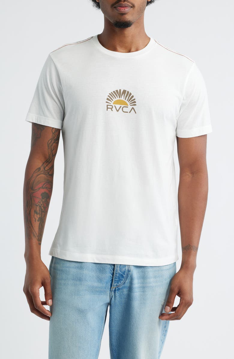 RVCA Rise Cut Short Sleeve Graphic T-Shirt, Main, color,