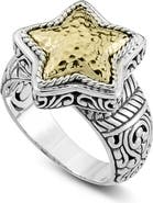 SAMUEL B. Hammered Heart Ring