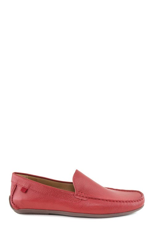 Marc Joseph New York Broadway Leather Venetian Driver Loafer In Pink