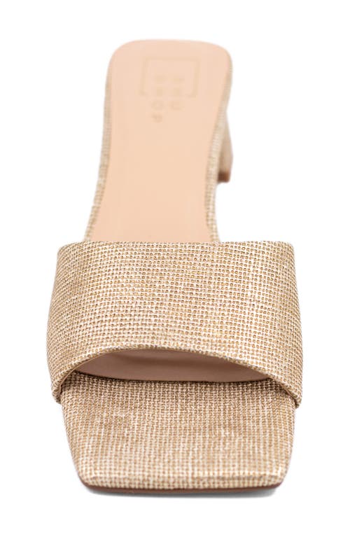 Shushop Forture Kitten Heel Slide Sandal