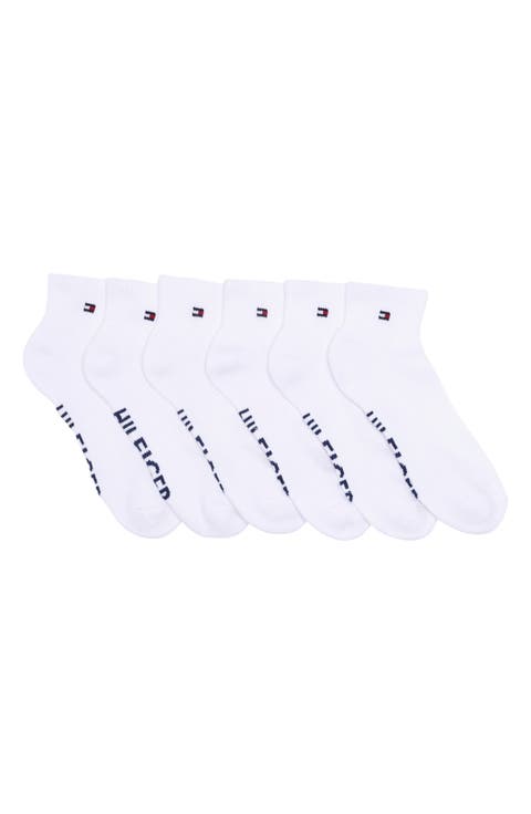 6-Pack Athletic Quarter Socks