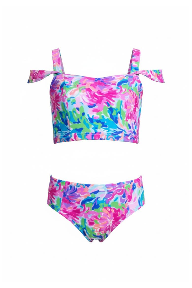 Tropical Bloom Two-Piece Swimsuit, Main, color, Pink