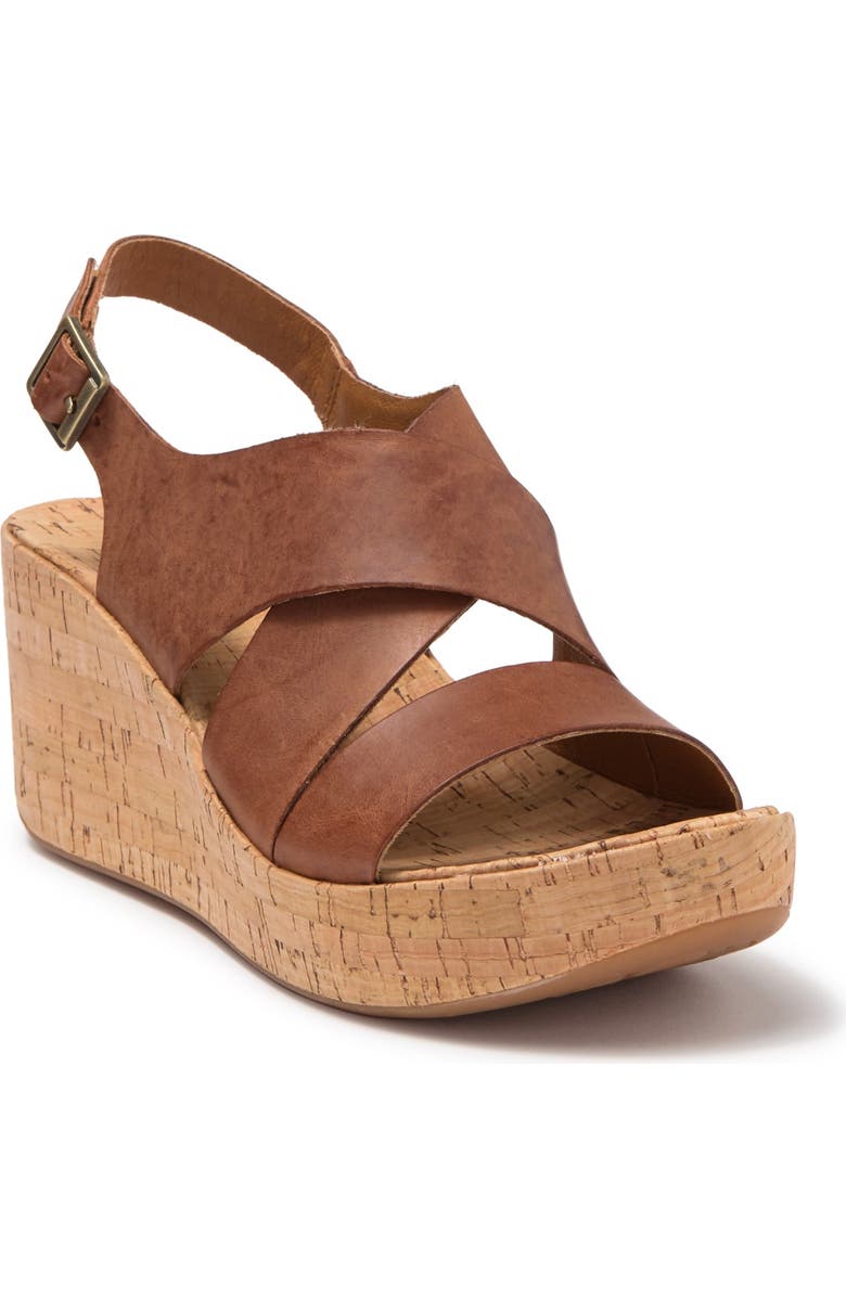 KORKS Adela Platform Wedge Sandal, Main, color,