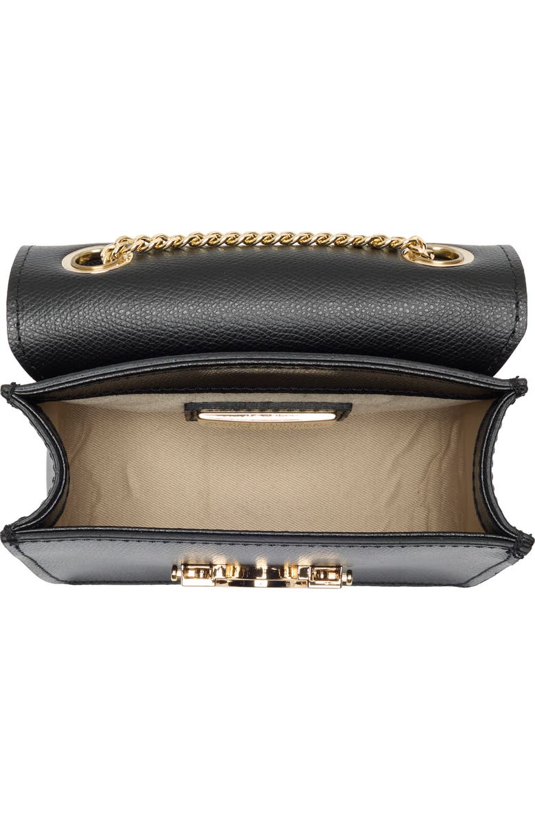 VALENTINO BY MARIO VALENTINO Bijou Bonbonniere Leather Crossbody Bag, Alternate, color, Black
