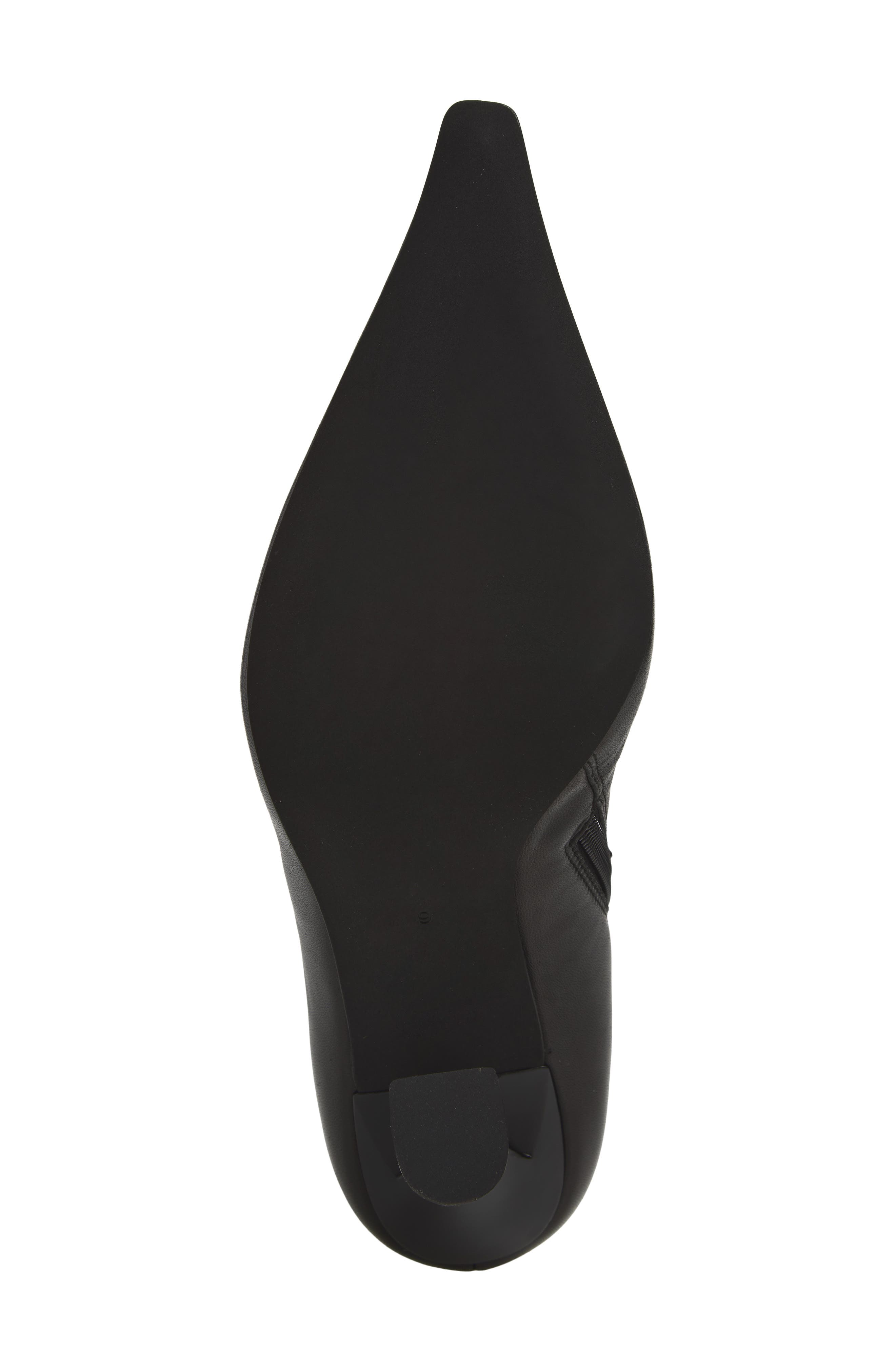 Whimsigoth Leather Bootie, Alternate, color, BLACK