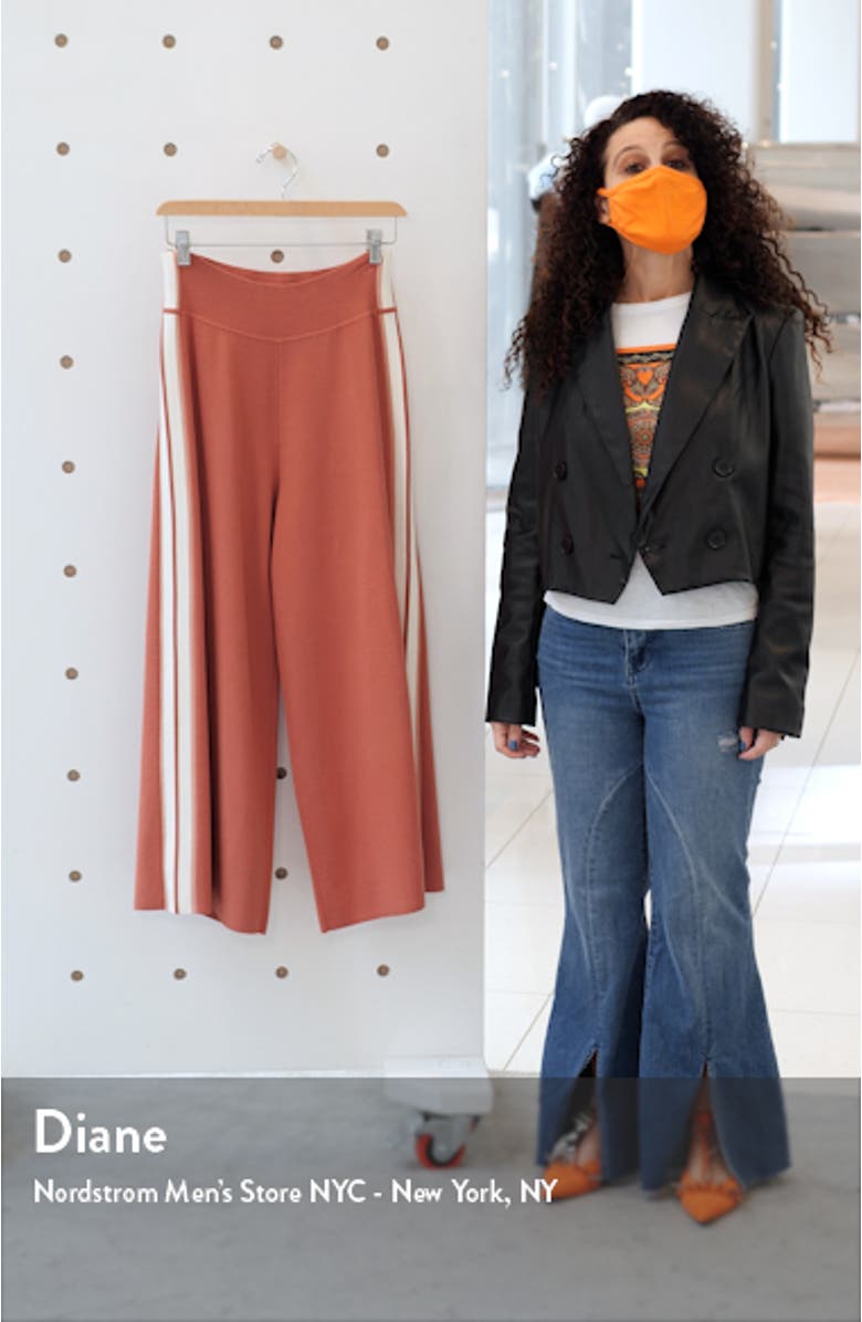 Roland Side Stripe Wide Leg Pants, sales video thumbnail