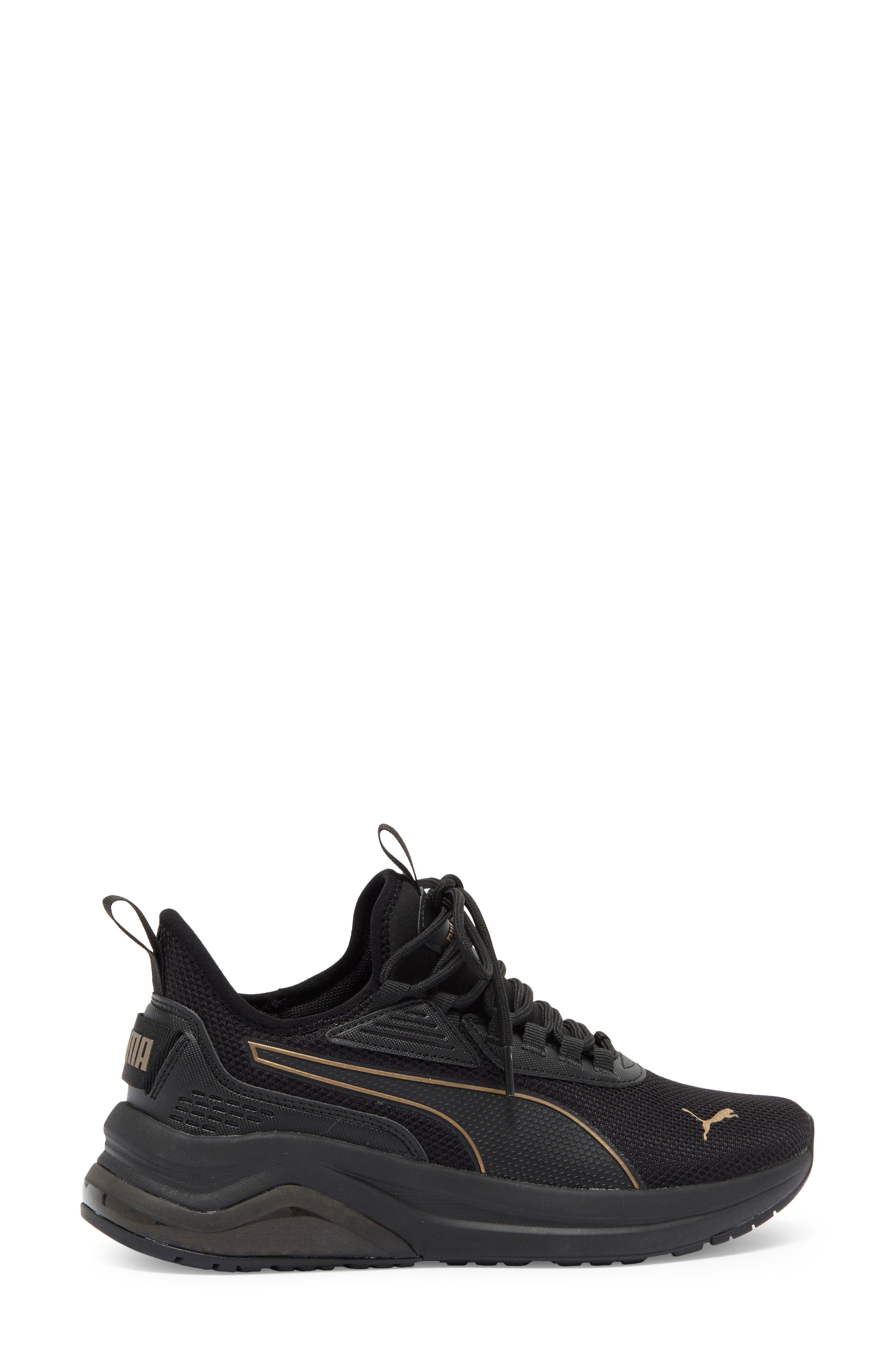 black and gold womens pumas