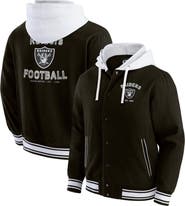 Darius Rucker Collection by Fanatics Men's Darius Rucker Collection by Fanatics Black Las Vegas Raiders Full-Snap Hoodie Jacket