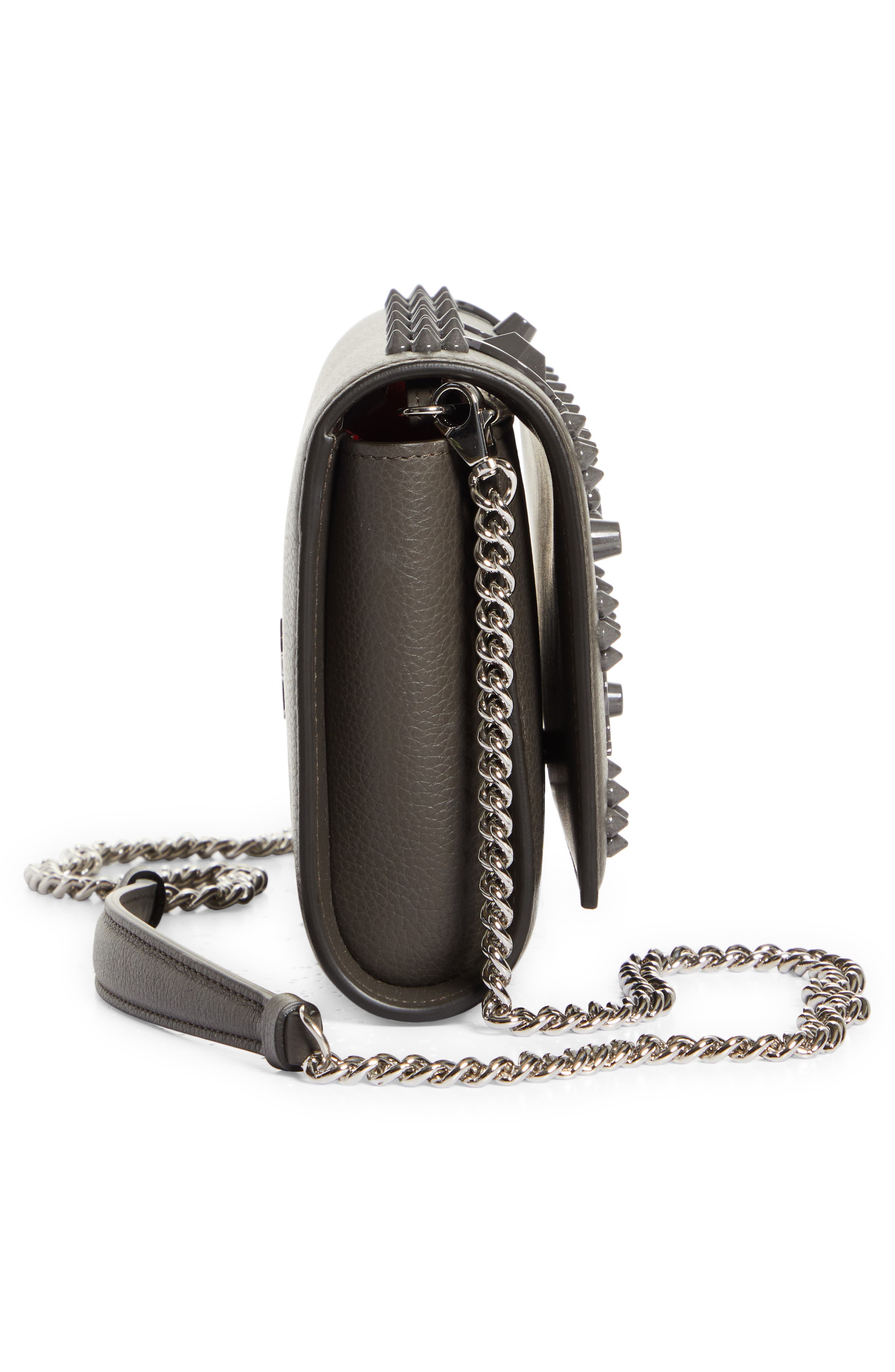 Christian Louboutin Paloma Empire Calfskin Clutch, Alternate, color, 