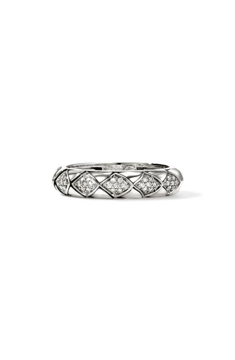 Naga Sterling Silver & Diamond Band Ring