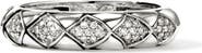 John Hardy Naga Sterling Silver & Diamond Band Ring