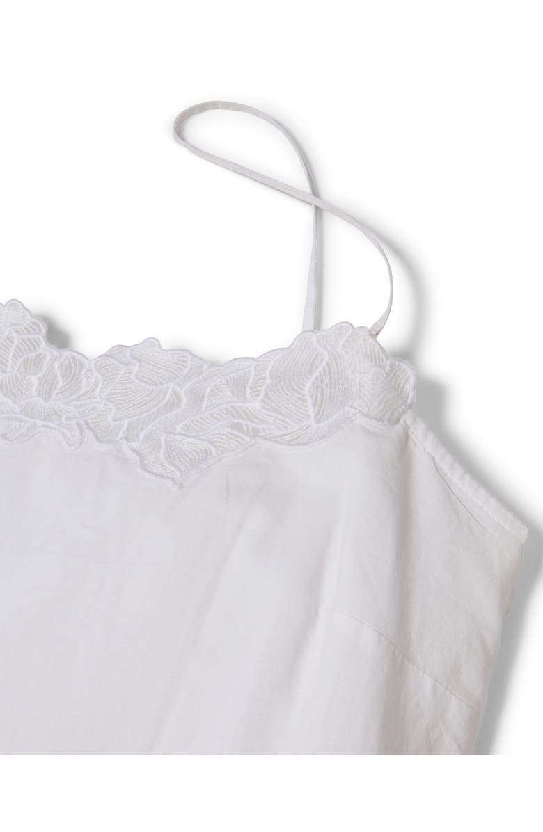 Petite Plume Fleur Cotton Voile Slip Nightgown, Alternate, color,