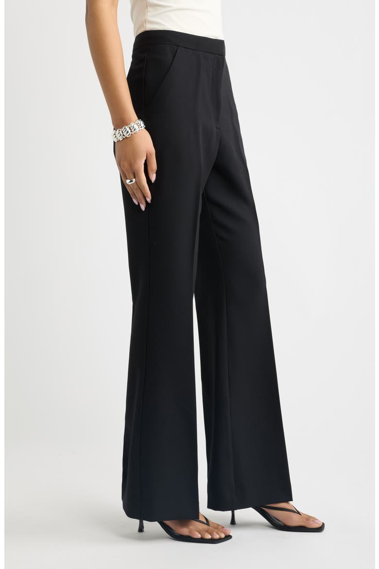 Icon Flare Pants, Alternate, color, BLACK
