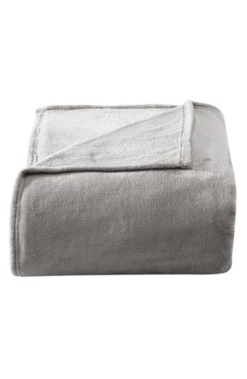 Poppy & Fritz Poppy And Fritz Plush Fleece Throw Blanket In Gray
